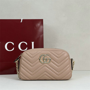 グッチ GUCCI 99-GG855273PLF 2026年新作 GGマーモント スモール カメラバッグ ショルダーバッグ チェーンポーチ