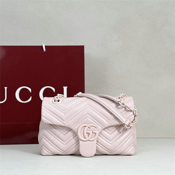 グッチ GUCCI 99-GG855371QF 2026年新作 GG マーモント フラップバッグ チェーン ショルダーバッグ レディース