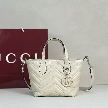 グッチ GUCCI 99-GG855391PBS 2026年新作 GG マーモント スモール トートバッグ ハンドバッグ レディース