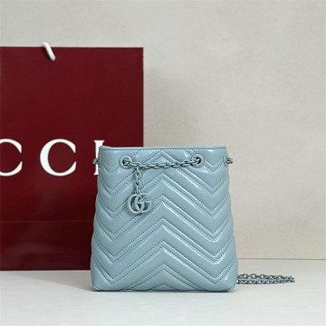 商品名称：グッチ GUCCI 99-GG856404PBL 2026年新作 GG マーモント ナノ バケットバッグ ショルダーバッグ レディース