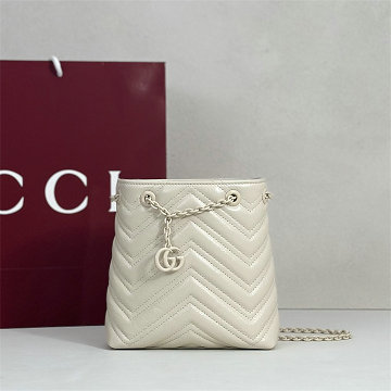 グッチ GUCCI 99-GG856404PBS 2026年新作 GG マーモント ナノ バケットバッグ ショルダーバッグ レディース