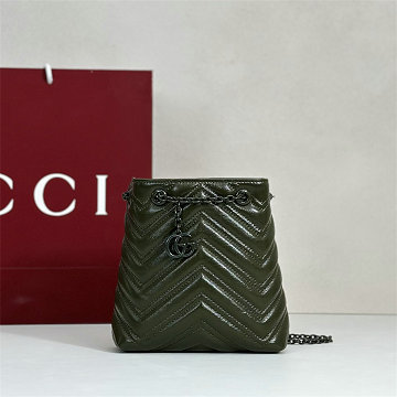 グッチ GUCCI 99-GG856404PSG 2026年新作 GG マーモント ナノ バケットバッグ ショルダーバッグ レディース