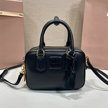 ミュウミュウ MIUMIU 99-MM5BB123PBK 2026年新作 アルカディ トートバッグ スモール ハンドバッグ 2way ショルダーバッグ