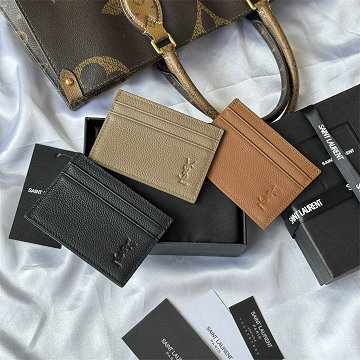 イヴサンローラン Saint laurent YSL 025-YSL687098YBK 2026年新作 二つ折り短財布 カードケース