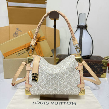 商品細詳を見る:ルイヴィトン LOUISVUITTON 2026年 M2A145 サイドトランク MM ホーボーバッグ ショルダーバッグ ジャカード テキスタイル