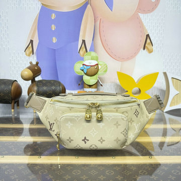 ルイヴィトン LOUISVUITTON 2026年 M29274 ラッシュ バムバッグ ウェストバッグ ショルダーバッグ メンズ ダモフラージュ キャンバス