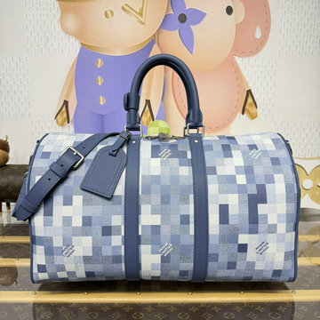 ルイヴィトン LOUISVUITTON 2026年 M29601 キーポル バンドリエール 45 トートバッグ 旅行かばん ダモフラージュ キャンバス