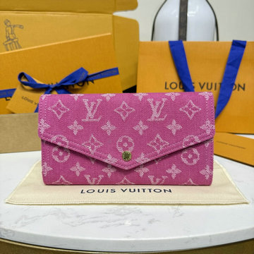 商品名称：ルイヴィトン LOUISVUITTON 2026年 M28280 ポルトフォイユ サラ 二つ折り長財布 ロングウォレット モノグラムデニム キャンパス