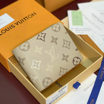 商品名称：ルイヴィトン LOUISVUITTON 2026年 M29265 ポルトフォイユ ミュルティプル 二つ折り 短財布 ダモフラージュ キャンバス