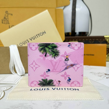 商品名称：ルイヴィトン LOUISVUITTON 2026年 M14878 ポルトフォイユ スレンダー 二つ折り短財布 ショートウォレット 札入れ モノグラム キャンバス