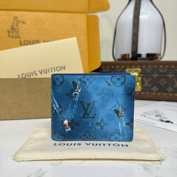 ルイヴィトン LOUISVUITTON 2026年 M28810 ポルトフォイユ ミュルティプル 二つ折り短財布 ショートウォレット コーティッド キャンバス
