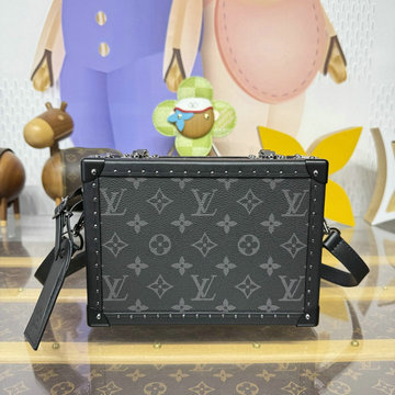 ルイヴィトン LOUISVUITTON 2026年 M20251 クラッチ ボックス ショルダーバッグ モノグラム エクリプス キャンバス
