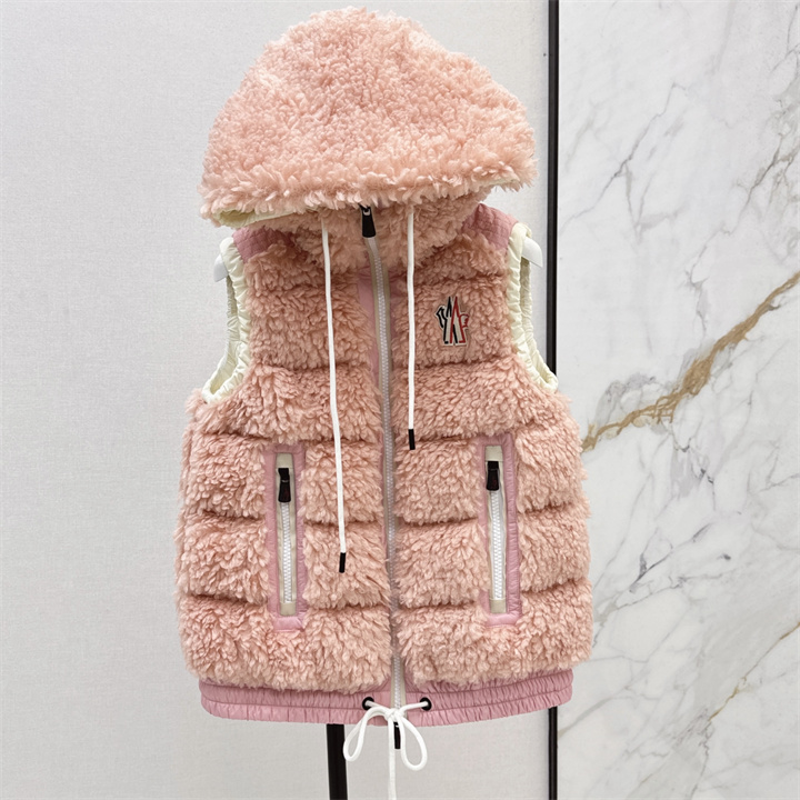 商品名称：モンクレール MONCLER 2026年 フード付き ダウンベスト ジップジャケット トップスコート レディース