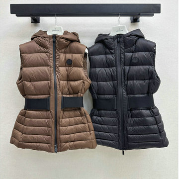 モンクレール MONCLER 2026年 ロングスリーブ ダウンベスト ボタンジャケット トップスコート レディース