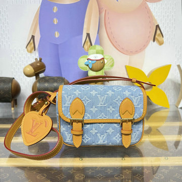 商品名称：ルイヴィトン LOUISVUITTON 2026年 M2A647 サッチェル ウェアラブル ウォレット メッセンジャー ショルダーバッグ デニム キャンパス