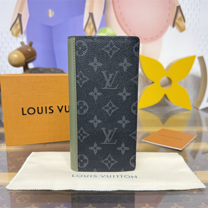 商品名称：ルイヴィトン LOUISVUITTON 2026年 M28815 ポルトフォイユ ブラザ 二つ折り長財布 モノグラム エクリプス キャンバス