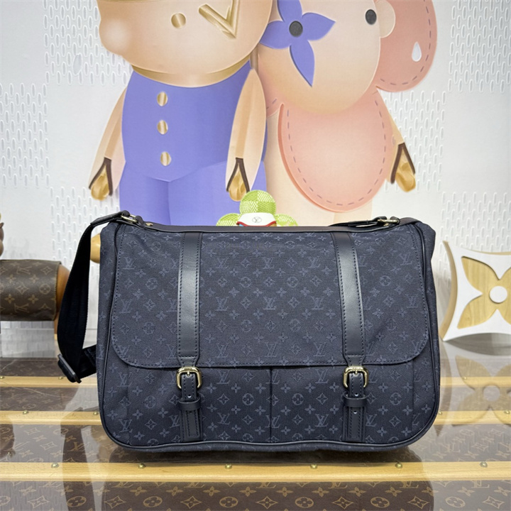 商品名称：ルイヴィトン LOUISVUITTON 2026年 M42352 SAUMUR ラージ フラップバッグ ショルダーバッグ メンズ モノグラム デニム キャンバス