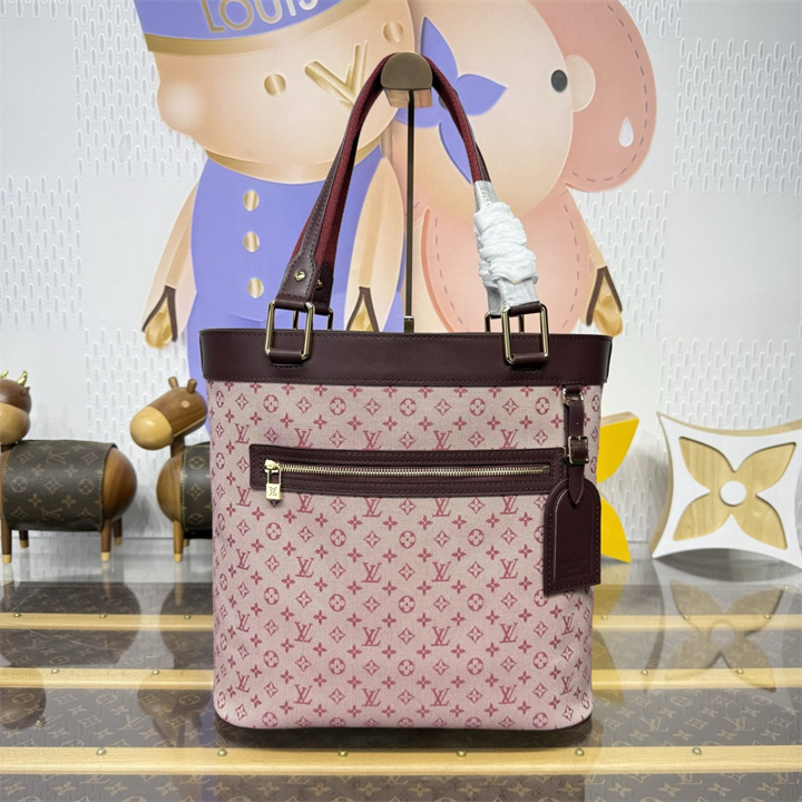 ルイヴィトン LOUISVUITTON 2026年 M92677 Lucille スモール ホーボーバッグ ハンドバッグ モノグラム デニム キャンバス
