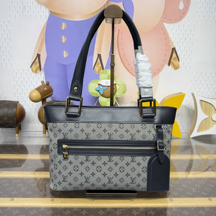 ルイヴィトン LOUISVUITTON 2026年 M92610 Lucille スモール ホーボーバッグ ハンドバッグ モノグラム デニム キャンバス