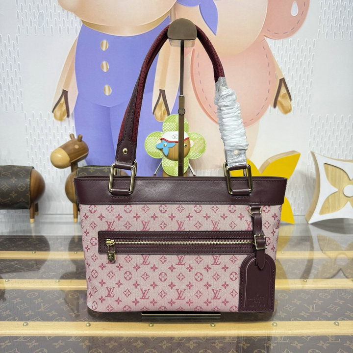 ルイヴィトン LOUISVUITTON 2026年 M92678 Lucille スモール ホーボーバッグ ハンドバッグ モノグラム デニム キャンバス