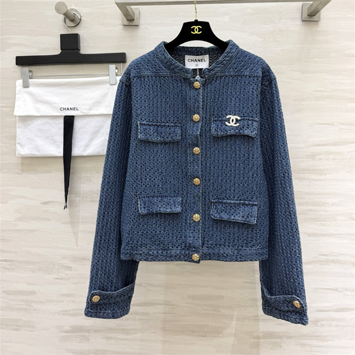 商品名称：シャネル CHANEL 2026年 デニムジャケット ロングスリーブ トップスコート レディース