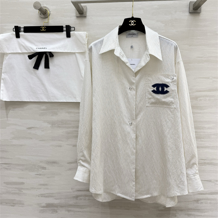 商品名称：シャネル CHANEL 2026年 ブラウザ ロングスリーブ シャツ トップス レディース