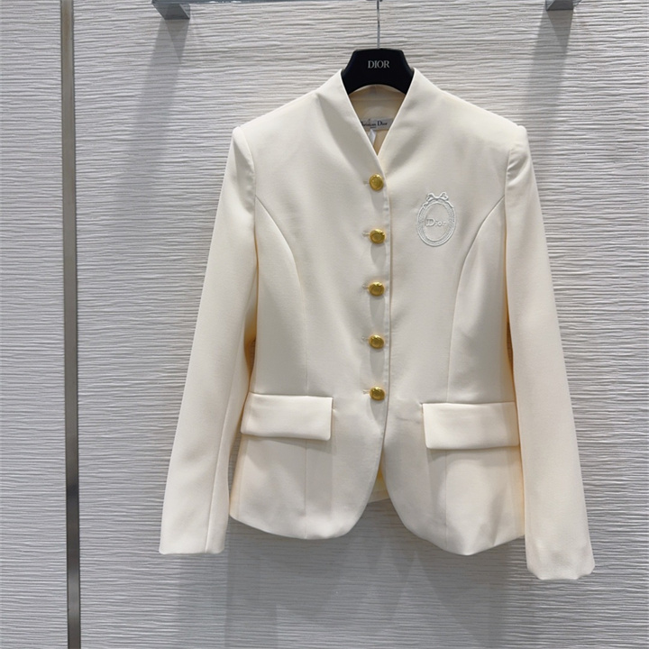 クリスチャンディオール CHRISTIAN DIOR 2026年 ショート丈 スーツ ロングスリーブ トップスコート
