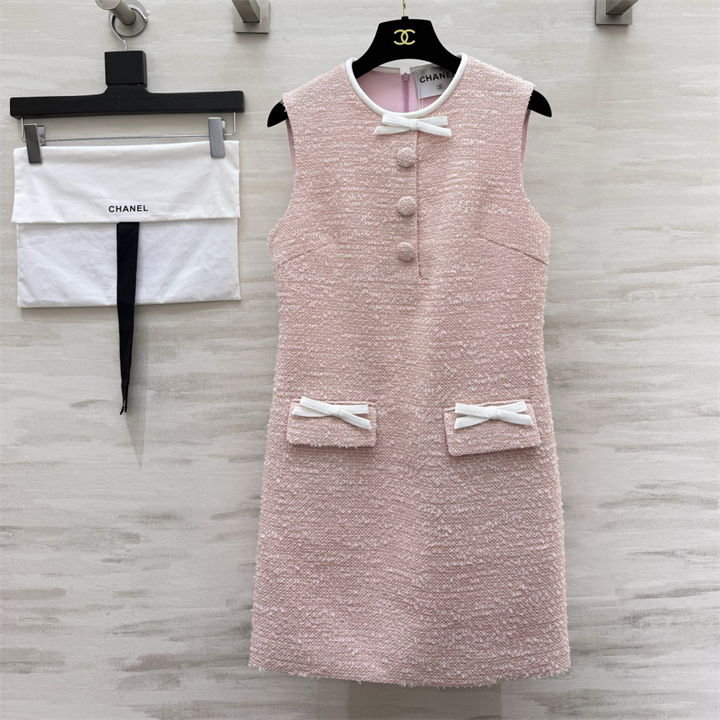 シャネル CHANEL 2026年 ショートドレス ワンピース ノースリーブ レディース