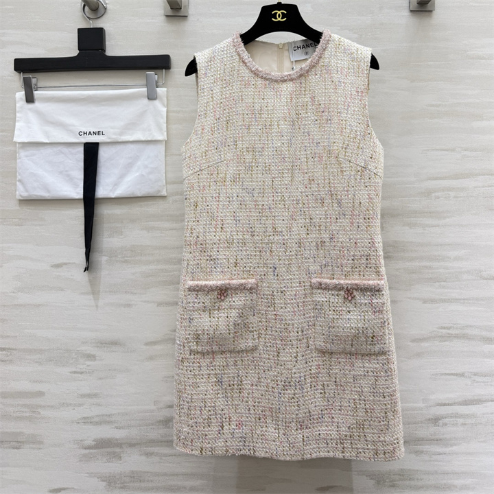シャネル CHANEL 2026年 ショートドレス ワンピース ノースリーブ レディース