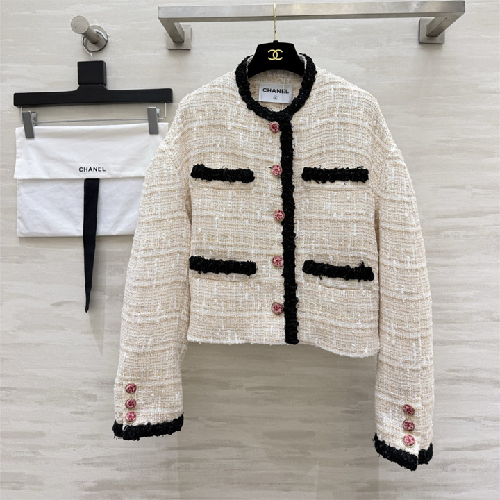 商品名称：シャネル CHANEL 2026年 ショート丈 ジャケット ロングスリーブ トップスコート カジュアル