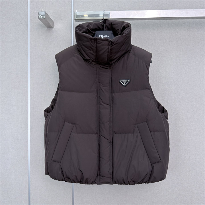 商品名称：プラダ PRADA 2026年 ダウンベスト ジップジャケット ロングスリーブ アウターコート