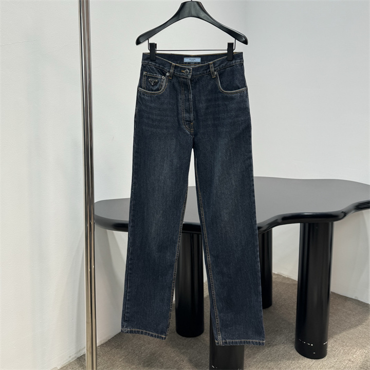 商品名称：プラダ PRADA 2026年 デニムパンツ ジーンズ ストレート パンツ おしゃれ レディース